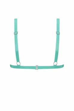 Elissa Poppy Latex Triangle Bra