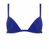 Elissa Poppy Royalblue Navy Latex Triangle Bra Bras