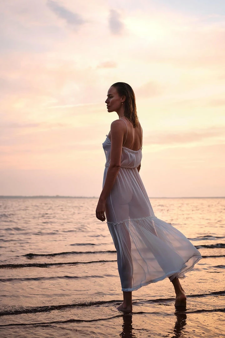 Flash Sale π Taryn Winters Aya Jade Azure Nightgown True Blue π 5 Taryn Winters Aya Jade Azure Nightgown True Blue