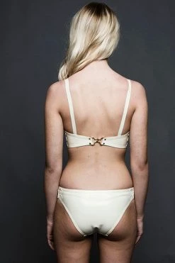 Elissa Poppy Panties Eos White Latex Panty