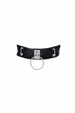 VoyeurX Eternity Leather Belt Silver Fox