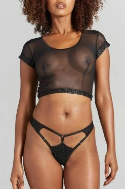 Nevaeh Intimates Foxy Crop Top