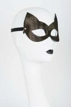 Fräulein Kink Lush Molded Leather Cat Mask