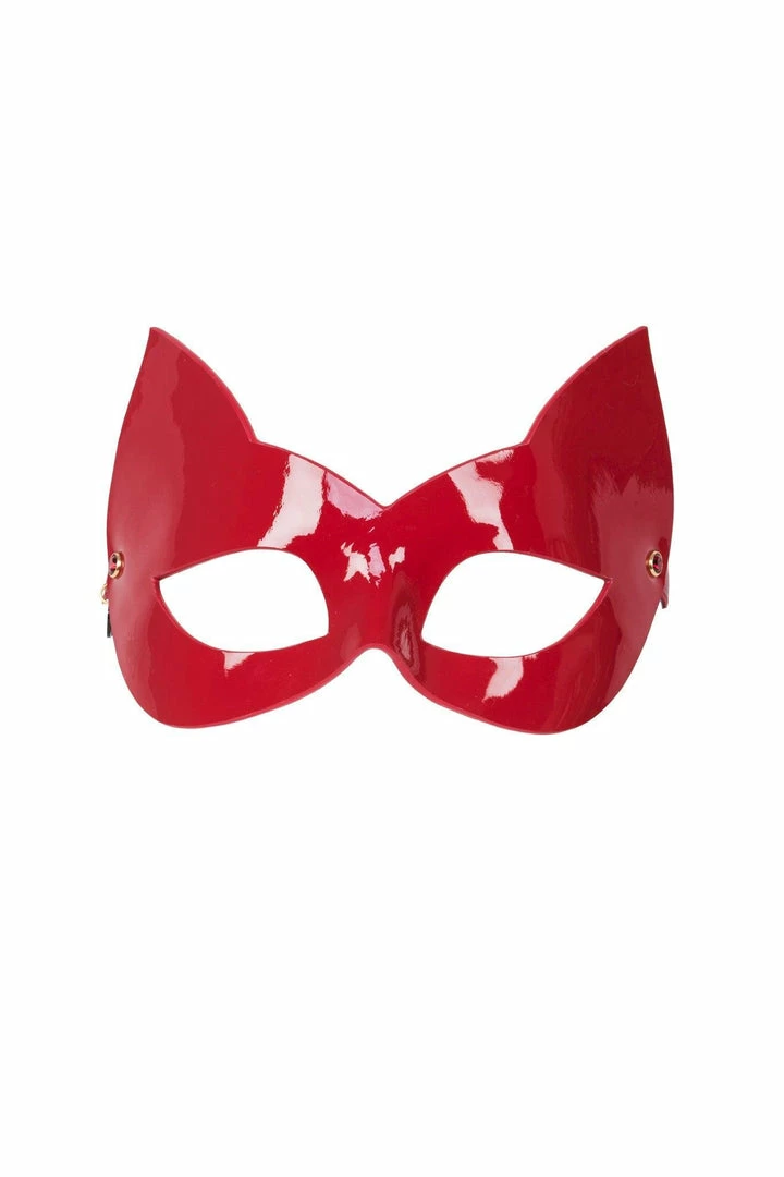 Best Sale 😀 Fräulein Kink Red Hot Molded Leather Cat Mask 🤩 3 Fräulein Kink Red Hot Molded Leather Cat Mask