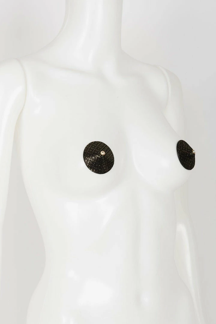 Wholesale ❤️ Fräulein Kink Lush Black & Gold Pasties 🎉 4 Fräulein Kink Lush Black & Gold Pasties