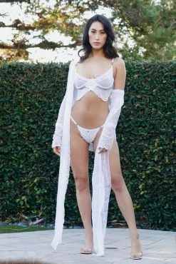 Demery Jayne Lace Kimono Bodysuits & Tops