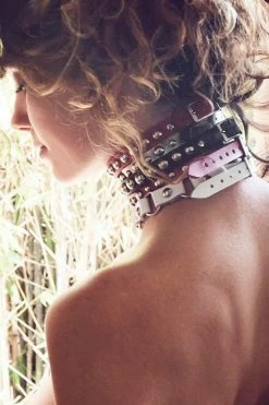 H.O.S. Leather Little Baby Leather Choker