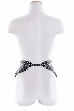 H.O.S. Leather Stella Leather Peplum Belt