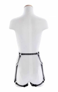 H.O.S. Leather Astra Leather Rivets Garter Belt Garter Belts