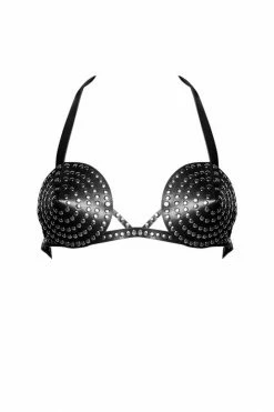 H.O.S. Leather Bras Bella Donna Bullet Bra