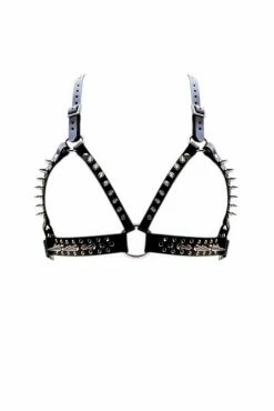 H.O.S. Leather Thorn Leather Bra Bras