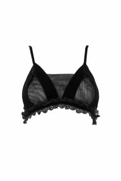Hot Couture Claire Bandeau Velvet Bra Bras