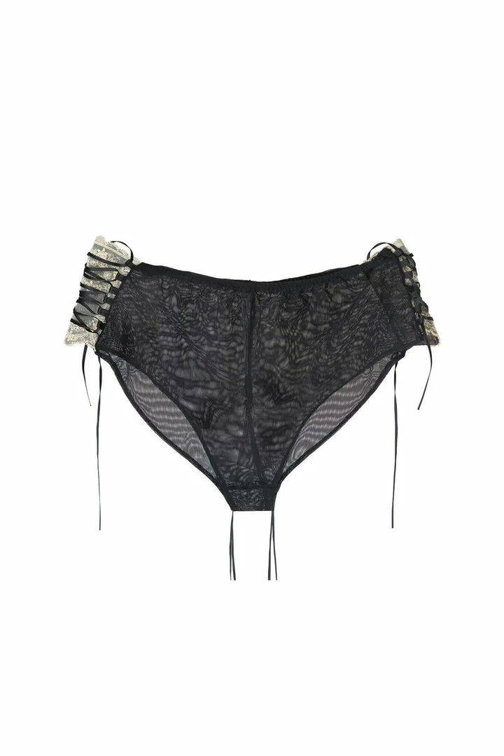 Best Pirce 🧨 Hot Couture Satin Katrina Overlapped & Tied Coulette 🤩 4 Hot Couture Satin Katrina Overlapped & Tied Coulette