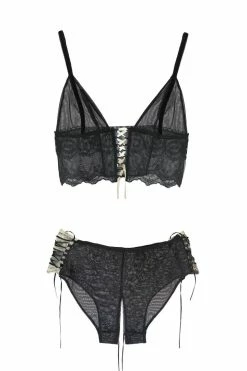 Hot Couture Katrina Sheer Longline Lingerie Set Lingerie Sets