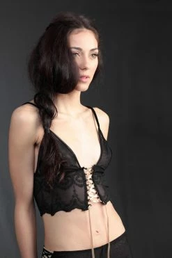 Hot Couture Bodysuits & Tops Katrina Sheer Longline Bra