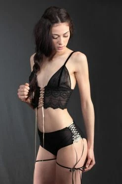 Hot Couture Bodysuits & Tops Katrina Sheer Longline Bra