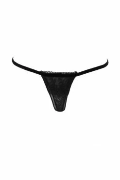 Hot Couture Overlapped Silk Thong