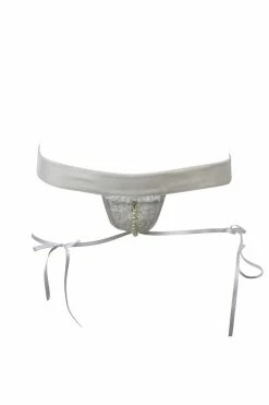 Hot Couture Danika Split & Tied Pearl Thong