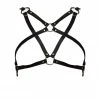 VoyeurX Infinity Leather Pentagram Harness Bra