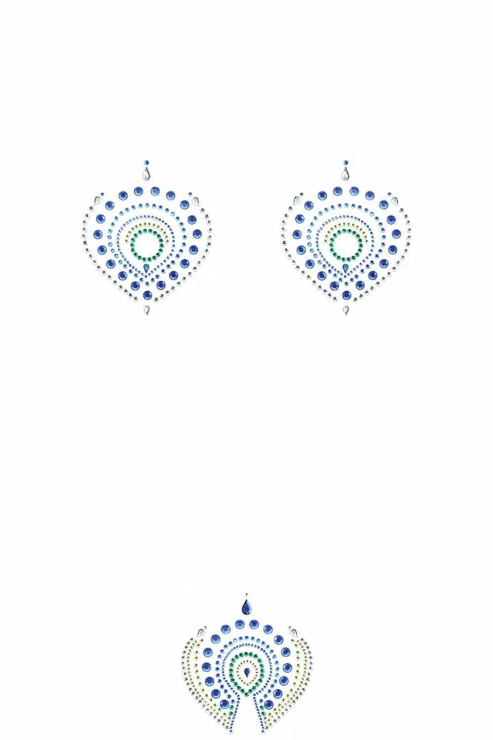 Budget 😉 Bijoux Indiscrets Toys & Accessories Flamboyant Jewel Tattoo Stickers • Green Blue ⌛ 3 Bijoux Indiscrets Toys & Accessories Flamboyant Jewel Tattoo Stickers • Green Blue