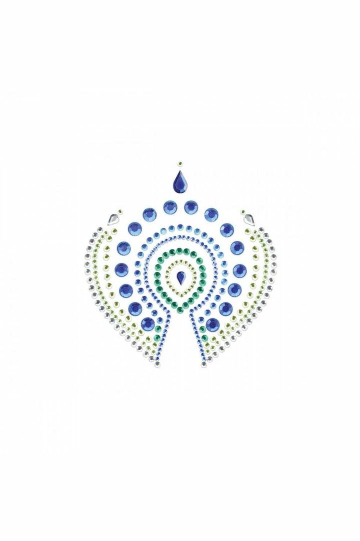 Budget 😉 Bijoux Indiscrets Toys & Accessories Flamboyant Jewel Tattoo Stickers • Green Blue ⌛ 5 Bijoux Indiscrets Toys & Accessories Flamboyant Jewel Tattoo Stickers • Green Blue