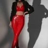 Patrice Catanzaro Jill Shiny Red Trousers