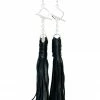 Lalita Leather Tassel Earrings