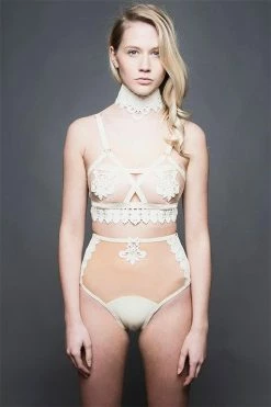 Brand new 🔔 Elissa Poppy Maia Crotchless High Waist Knicker 🔥 15 Elissa Poppy Maia Crotchless High Waist Knicker