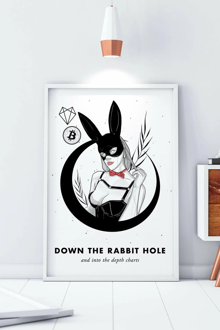 Cheapest 🤩 Wolfmumma Bitcoin Art In Frame • Margo X Down The Rabbit Hole Cypherpunk ✨ 3 Wolfmumma Bitcoin Art In Frame • Margo X Down The Rabbit Hole Cypherpunk
