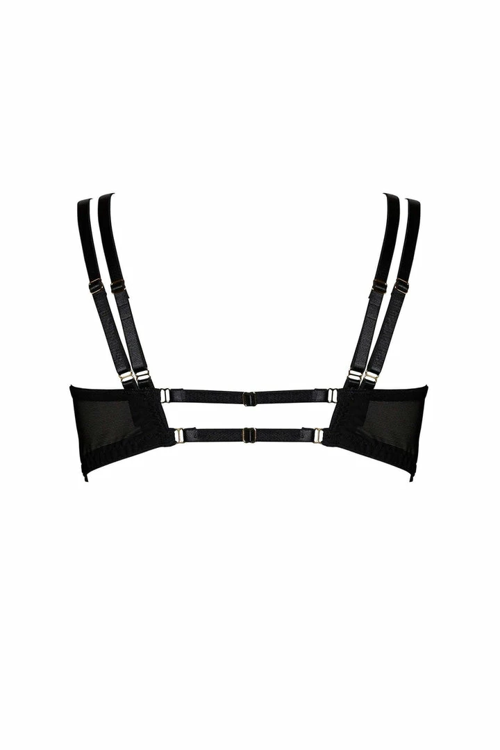 Brand new π Something Wicked Mia Soft Cup Leather Bra Bras π 4 Something Wicked Mia Soft Cup Leather Bra Bras