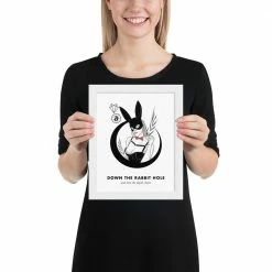 Cheapest 🤩 Wolfmumma Bitcoin Art In Frame • Margo X Down The Rabbit Hole Cypherpunk ✨ 31 Wolfmumma Bitcoin Art In Frame • Margo X Down The Rabbit Hole Cypherpunk