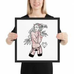 Coupon π Wolfmumma Darkest Vixen Framed Art β’ Brooke π 26 Wolfmumma Darkest Vixen Framed Art β’ Brooke