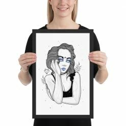Wolfmumma Darkest Vixen Framed Art • Evie