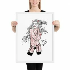 Coupon π Wolfmumma Darkest Vixen Framed Art β’ Brooke π 33 Wolfmumma Darkest Vixen Framed Art β’ Brooke