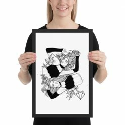 Wolfmumma Darkest Vixens Framed Art • Alli & Julie