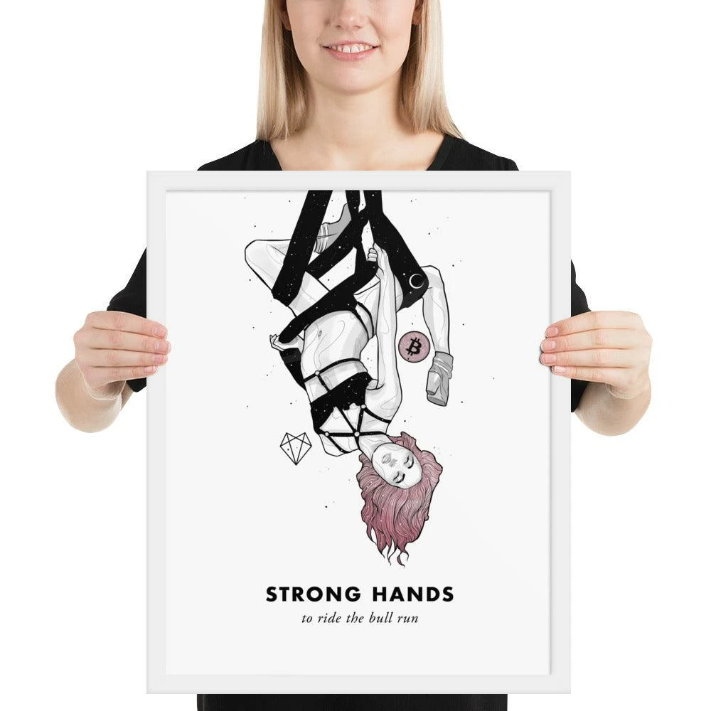 Deals π Wolfmumma Bitcoin Art In Frame β’ Lissa X Strong Hands Cypherpunk π 22 Wolfmumma Bitcoin Art In Frame β’ Lissa X Strong Hands Cypherpunk