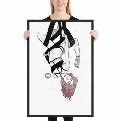 Wolfmumma Darkest Vixen Framed Art • Lissa