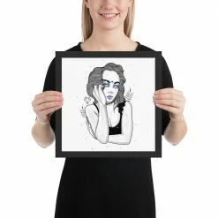 Wolfmumma Darkest Vixen Framed Art • Evie