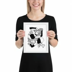 Wolfmumma Darkest Vixens Framed Art • Alli & Julie