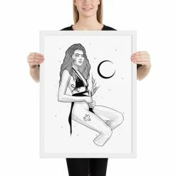 Wholesale 🔥 Wolfmumma Darkest Vixen Framed Art • Tiff ⌛ 33 Wolfmumma Darkest Vixen Framed Art • Tiff