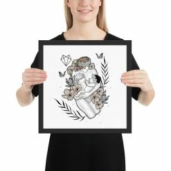 Wolfmumma Darkest Vixen Framed Art • Alexis