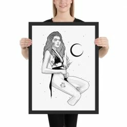 Wholesale 🔥 Wolfmumma Darkest Vixen Framed Art • Tiff ⌛ 29 Wolfmumma Darkest Vixen Framed Art • Tiff