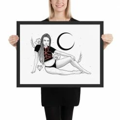 Buy ✨ Wolfmumma Darkest Vixen Framed Art • Tracie 🥰 30 Wolfmumma Darkest Vixen Framed Art • Tracie