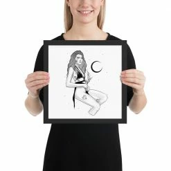 Wholesale 🔥 Wolfmumma Darkest Vixen Framed Art • Tiff ⌛ 22 Wolfmumma Darkest Vixen Framed Art • Tiff