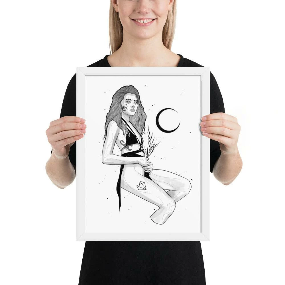 Wholesale 🔥 Wolfmumma Darkest Vixen Framed Art • Tiff ⌛ 16 Wolfmumma Darkest Vixen Framed Art • Tiff