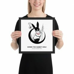 Cheapest 🤩 Wolfmumma Bitcoin Art In Frame • Margo X Down The Rabbit Hole Cypherpunk ✨ 22 Wolfmumma Bitcoin Art In Frame • Margo X Down The Rabbit Hole Cypherpunk