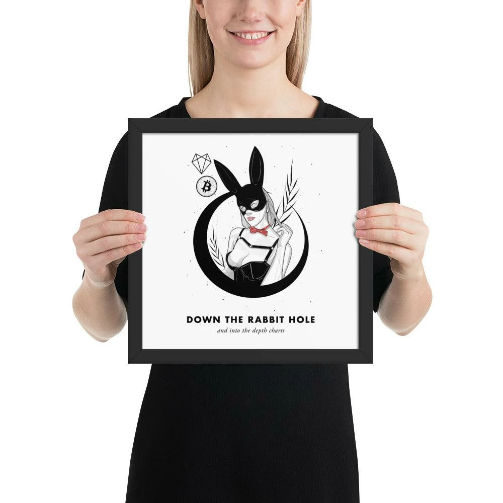 Cheapest 🤩 Wolfmumma Bitcoin Art In Frame • Margo X Down The Rabbit Hole Cypherpunk ✨ 6 Wolfmumma Bitcoin Art In Frame • Margo X Down The Rabbit Hole Cypherpunk