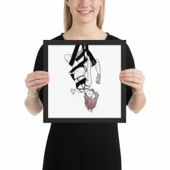 Wolfmumma Darkest Vixen Framed Art • Lissa