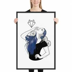 Wolfmumma Darkest Vixen Framed Art • Lexy