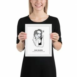 Wolfmumma Bitcoin Art In Frame • Evie X Blue Blood